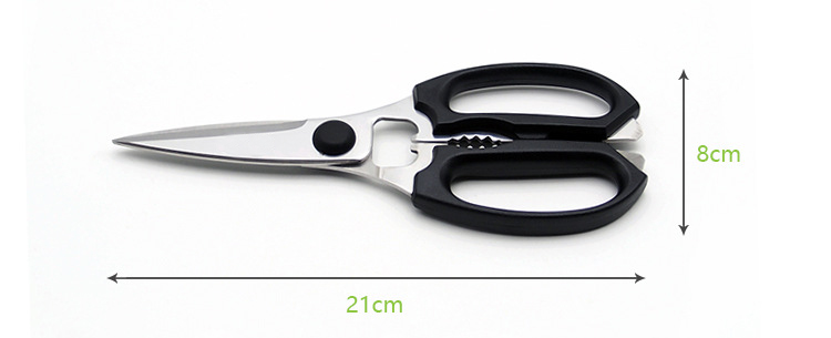 PP Handle Stainless steel poultry detachable kitchen scissors