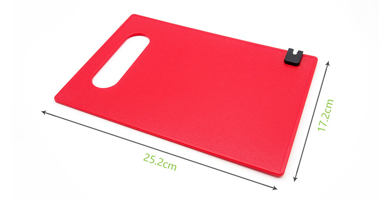 Multi function smart unique plastic chopping board cutting set with knife sharpener