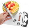 3pcs set fruit vegetable melon tools carving knife carving tools dig scoops melon scoops ballers