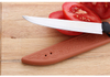 Stainless steel utility knife with plastic handle sheath kitchen knife