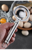 Long handle stainless steel egg yolk and egg white yolk filter separator liquid filter Strainer