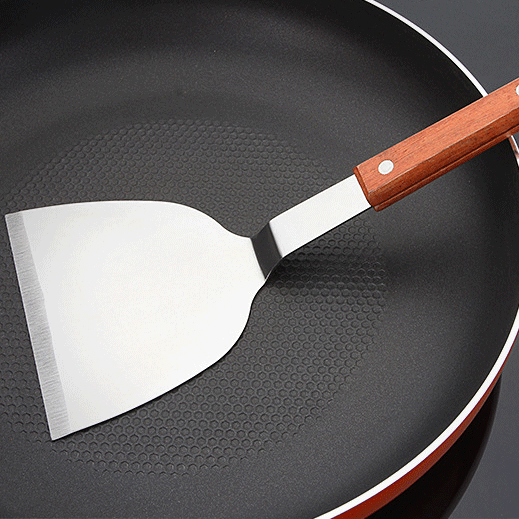 Large teppanyaki steak pan fry shovel spatula hotel supplies pizza shovel stainless steel pancake shovel