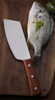 Stainless steel wood Handle household kitchen items accessories kitchen chef knife