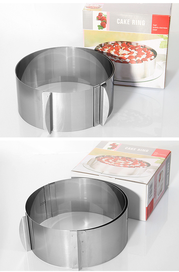 Baking Mold A circle of mousse Adjustable cake mold