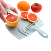 Stainless steel kitchen gadget cutlery knife set cutting board