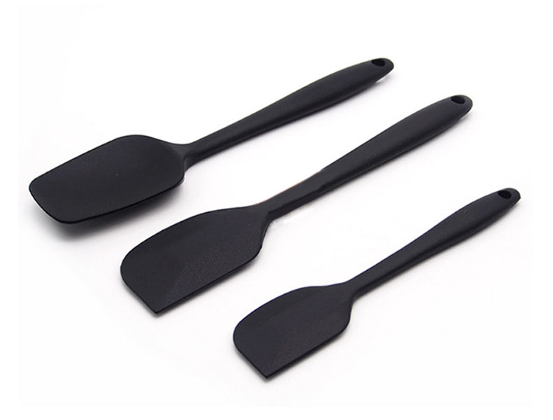 Cooking tools kitchen utensils safe set 5 Pieces heat resistant non-stick rubber silicone spatula set with brush