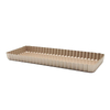 14 inches large mold corrugated straight design bread shape toast plate