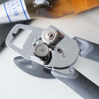 high hardness multi-purpose portable TPR handle beer beverage can opener metal