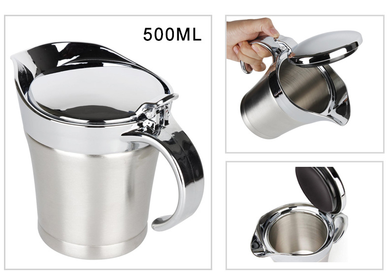 Stainless steel jam pot